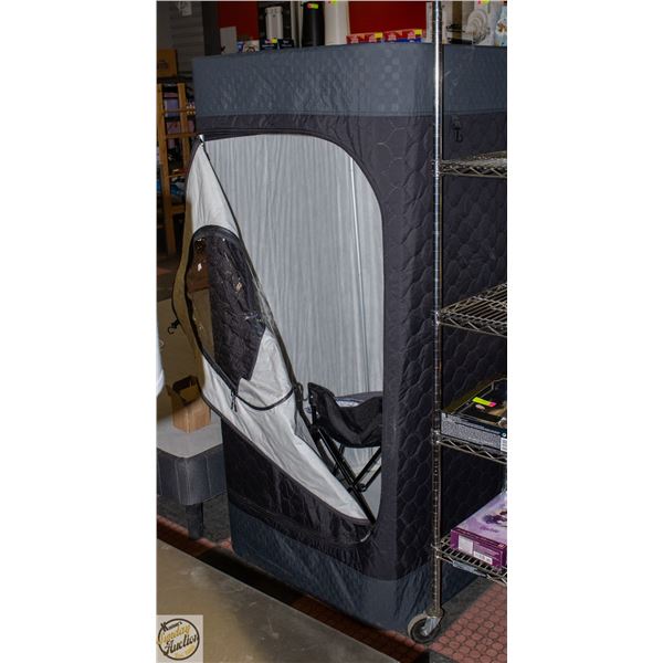NEW ASSEMBLED HOMEDICS PORTABLE SAUNA H-70.5"