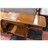 Image 1 : SLIDING TOP END TABLE H-26" W-19.5" L-30"