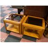 Image 1 : LOT OF 2 MATCHING COFFEE TABLES