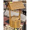 Image 1 : WOODEN WISHING WELL WITH CRANK - 21" H
