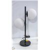 Image 1 : 2-LIGHT GLOBE GLASS TABLE