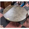 Image 1 : ROUND COFFEE TABLE H-18" DIAMETER-34"