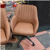 Image 1 : NEW ASSEMBLED BROWN LEATHERETTE OFFICE CHAIR