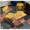 Image 1 : VINTAGE METAL TABLE & 2 CHAIRS GARDEN SET-ESTATE