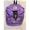 Image 1 : 1980'S ORANGE GAL PRODUCTS PURPLE SATIN BACKPACK