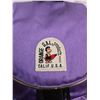 Image 2 : 1980'S ORANGE GAL PRODUCTS PURPLE SATIN BACKPACK