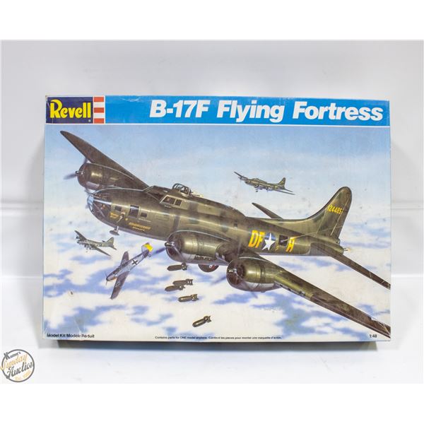 REVELL B-17F FLYING FORTRESS 1/48 SCALE KIT