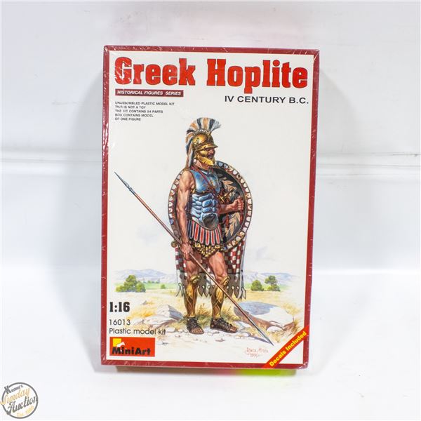 SEALED GREEK HOPLITE 1:16 SCALE MINI ART