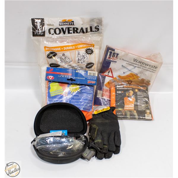 HI-VIZ, GLOVES, EYE PROTECTION, ETC