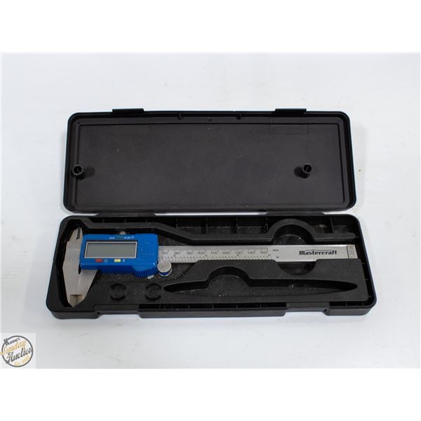 MASTERCRAFT DIGITAL CALIPER IN BLACK CASE