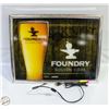 Image 1 : VINTAGE LIT FOUNDRY GOLDEN CIDER ALCOHOL SIGN
