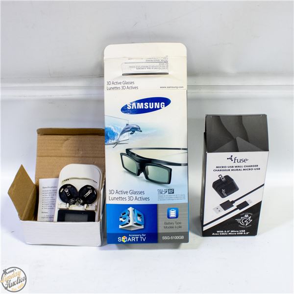 SAMSUNG 3D ACRIVE GLASSES + LCD