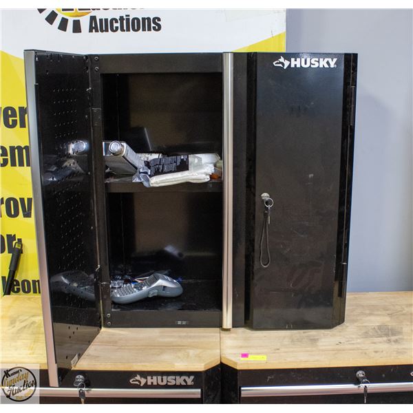 HUSKY METAL TOOL CABINET+KEY H-30" W-12.5" L-28"