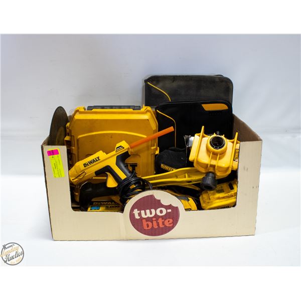 20+PCS DEWALT TOOLS, ACCESSORIES, HARDWARE+GLOVES