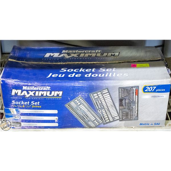 207 PIECE MASTER-CRAFT MAXIMUM SOCKET