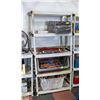 Image 1 : 5 TIER PLASTIC GARAGE SHELF H-73.5" W-24" L-36"