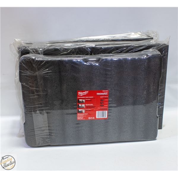 4 NEW PKS FOAM INSERTS 1 MILWAUKEE