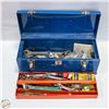 Image 1 : BLUE 19“ METAL TOOL KIT WITH ASSORTED