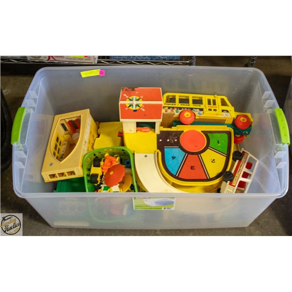 LG BIN 70'S FISHER PRICE SERVICE CENTER, CAMPER,