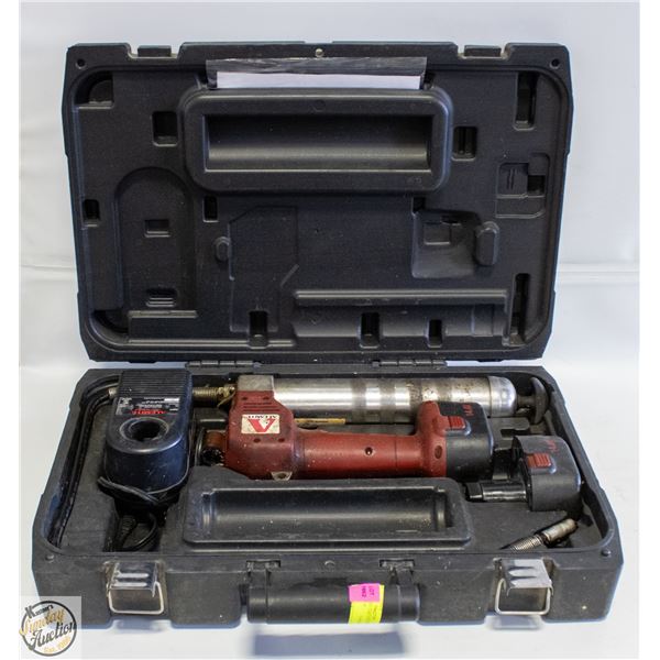 ALEMITE 14.4V GREASE GUYN WITH 2 BATTERIES &