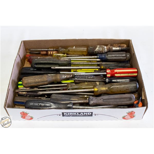 FLAT OF SCREW DRIVERS