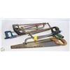 Image 1 : 5 HACKSAWS AND A HAND SAW