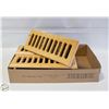 Image 1 : 5 HARDWOOD VENT COVERS
