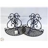 Image 1 : NEW - 2 WROUGHT IRON SHELVES