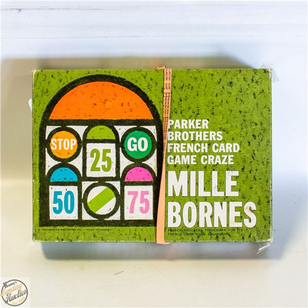 1964 MILLE BORNES CARD GAME