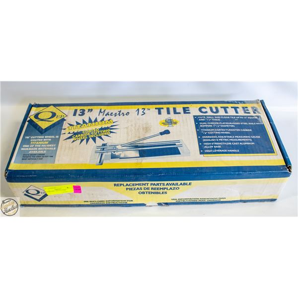 13" CERAMIC TILE CUTTER