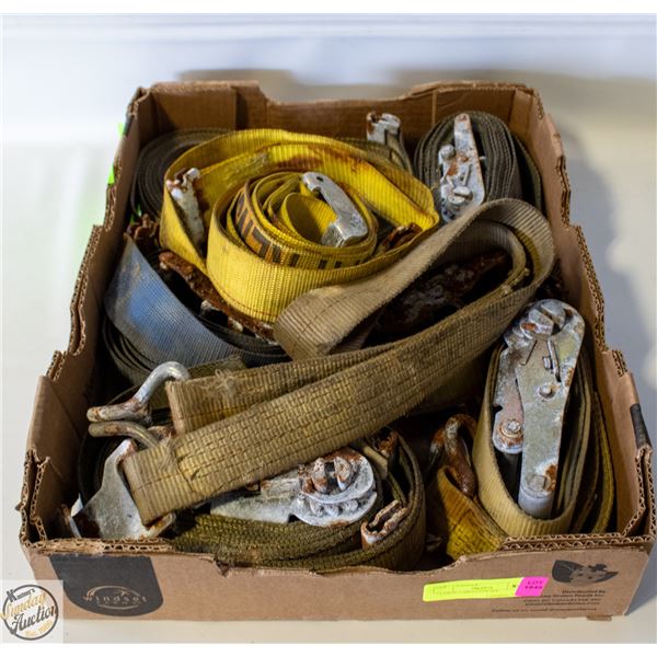 7 LARGE CARGO STRAPS
