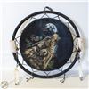 Image 1 : FULL MOON HOWLING WOLF DREAM CATCHER W/TAGS