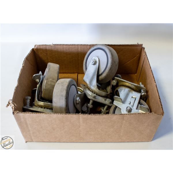 SET 4 - 4" SWIVEL CASTORS