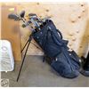 Image 1 : LEFT HANDED MENS GOLF CLUB SET & CARRY BAG