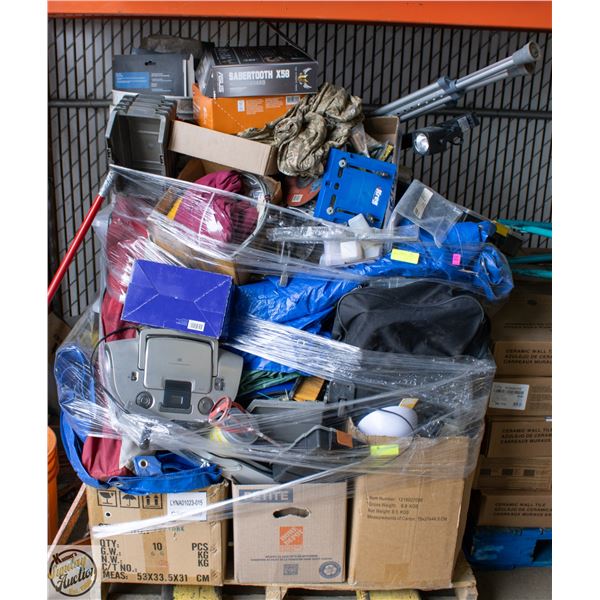 PALLET OF SHOP AND ESTATE ITEMS