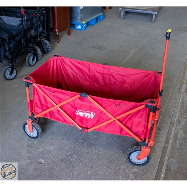RADIO FLYER RED PULL WAGON/CART FOLDABLE