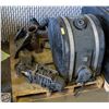 Image 1 : PALLET WITH HEAVY DUTY WINCH, ETC ALL SOLD AS IS