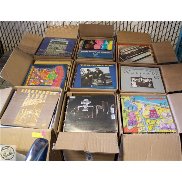 PALLET OF RECORDS: ROCK, POP, COUNTRY & MORE
