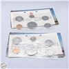 Image 1 : 1975/76 LOT OF 2 CANADA UNCIRCULATED RCM COIN