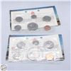 Image 2 : 1975/76 LOT OF 2 CANADA UNCIRCULATED RCM COIN