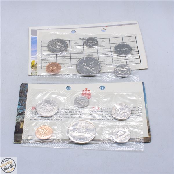 1977/81 LOT OF 2 CANADA UNCIRCULATED RCM COIN