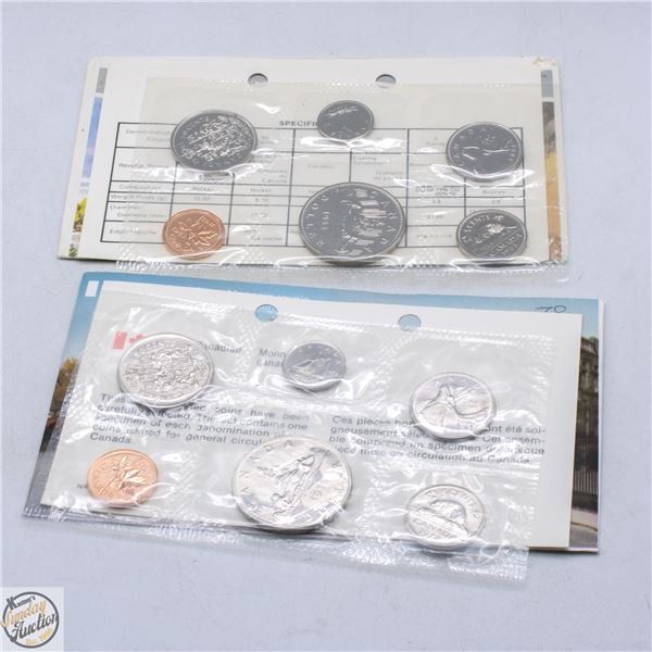 1978/83 LOT OF 2 CANADA UNCIRCULATED RCM COIN