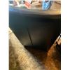 Image 4 : Dark Brown Faux Leather Armchair with Modern Wingback Design