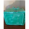 Image 6 : Vintage MCM Green Ceramic Humpty Dumpty Teapot with Unique Design, Made in England