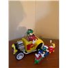 Image 1 : M&Ms Collectible Yellow Hot Rod with Red and Green Characters