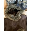Image 4 : Two Jackets: Sofart Horse Motif Fleece Jessica Size 8 Brown Faux Fur Hooded Coat