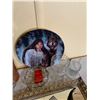 Image 4 : Household Mirror, Pink Depression Glassware, Bradford Exchange Collectible Plates