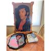 Image 1 : Elvis Presley Memorabilia Lot: Clock, Wall Art, and Book