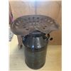 Image 1 : Milk Can Tractor Seat Stool With Rustic Metal Design