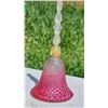 Image 5 : Handcrafted Colored Glass Vase and Bell Set